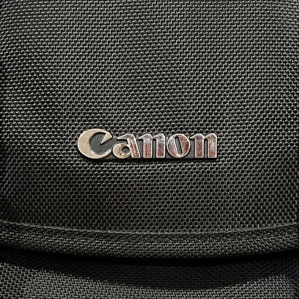 Canon Black and Gray Padded Camera Carrying Bag